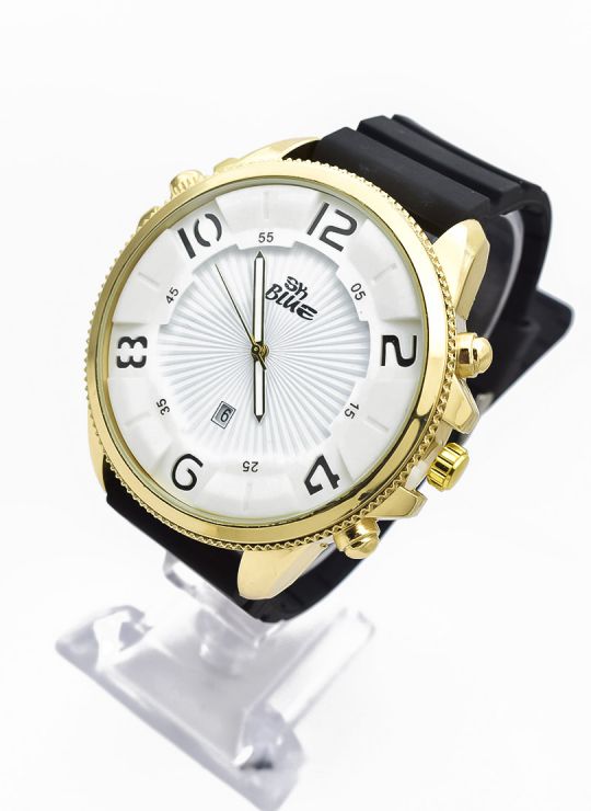 RELOJ ANALOGO CON CALENDARIO   CALIDAD AA DISEÑO PULSO CUERO REFORZADO  / NO SUMERGIBLE