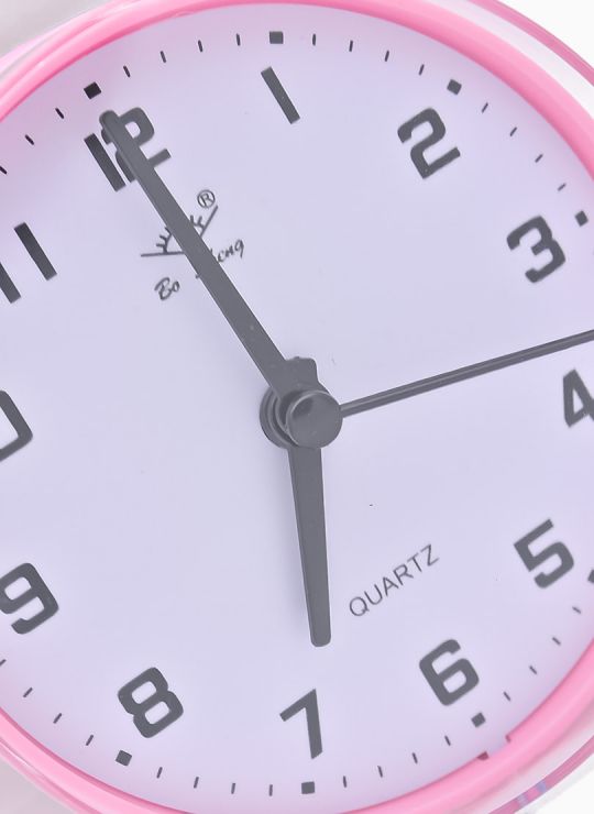 RELOJ 14 X 10 CM ESCRITORIO CON ALARMA  - METALICO / ACRILICO MEDIANO  