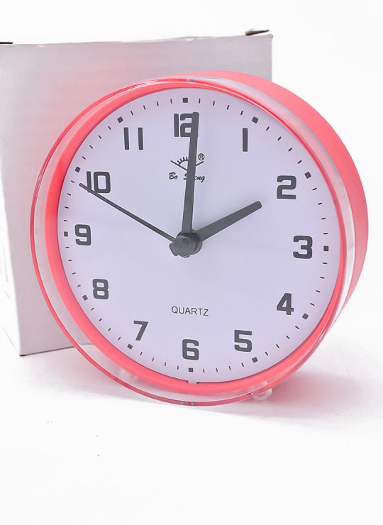 RELOJ 14 X 10 CM ESCRITORIO CON ALARMA  - METALICO / ACRILICO MEDIANO  