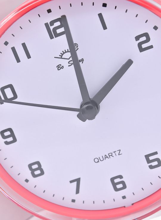 RELOJ 14 X 10 CM ESCRITORIO CON ALARMA  - METALICO / ACRILICO MEDIANO  