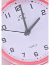 RELOJ 14 X 10 CM ESCRITORIO CON ALARMA  - METALICO / ACRILICO MEDIANO  