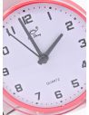 RELOJ 14 X 10 CM ESCRITORIO CON ALARMA  - METALICO / ACRILICO MEDIANO  