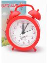 RELOJ 14 X 10 CM ESCRITORIO CON ALARMA  - METALICO / ACRILICO MEDIANO  