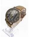 RELOJ  CALIDAD AA PULSO SILICONA/CUERO SINT / TELA CON MAQUINARIA METALICA / NO SUMERGIBLE BLUE NIGHT