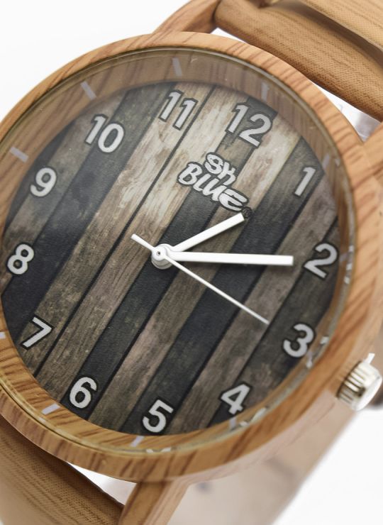 RELOJ  CALIDAD AA PULSO SILICONA/CUERO SINT / TELA CON MAQUINARIA METALICA / NO SUMERGIBLE BLUE NIGHT