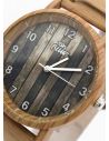 RELOJ  CALIDAD AA PULSO SILICONA/CUERO SINT / TELA CON MAQUINARIA METALICA / NO SUMERGIBLE BLUE NIGHT