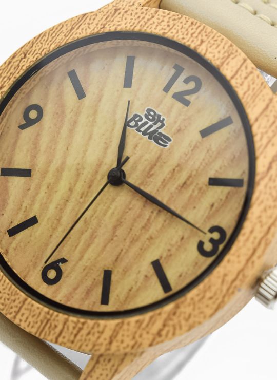RELOJ  CALIDAD AA PULSO SILICONA/CUERO SINT / TELA CON MAQUINARIA METALICA / NO SUMERGIBLE BLUE NIGHT