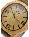 RELOJ  CALIDAD AA PULSO SILICONA/CUERO SINT / TELA CON MAQUINARIA METALICA / NO SUMERGIBLE BLUE NIGHT