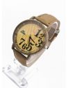 RELOJ  CALIDAD AA PULSO SILICONA/CUERO SINT / TELA CON MAQUINARIA METALICA / NO SUMERGIBLE BLUE NIGHT