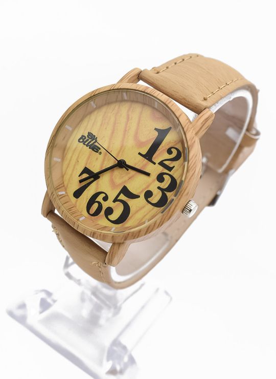 RELOJ  CALIDAD AA PULSO SILICONA/CUERO SINT / TELA CON MAQUINARIA METALICA / NO SUMERGIBLE BLUE NIGHT