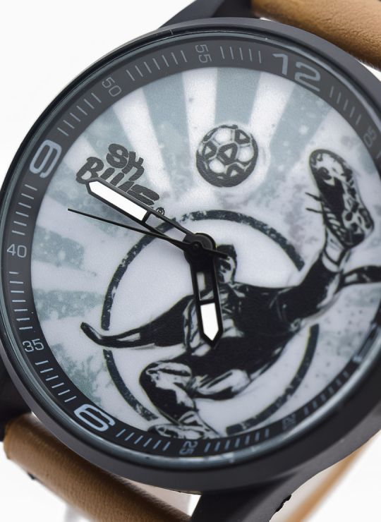 RELOJ  CALIDAD AA PULSO SILICONA/CUERO SINT / TELA CON MAQUINARIA METALICA / NO SUMERGIBLE BLUE NIGHT