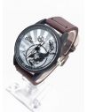 RELOJ  CALIDAD AA PULSO SILICONA/CUERO SINT / TELA CON MAQUINARIA METALICA / NO SUMERGIBLE BLUE NIGHT