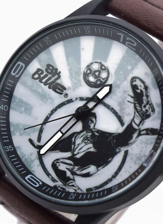 RELOJ  CALIDAD AA PULSO SILICONA/CUERO SINT / TELA CON MAQUINARIA METALICA / NO SUMERGIBLE BLUE NIGHT