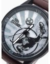 RELOJ  CALIDAD AA PULSO SILICONA/CUERO SINT / TELA CON MAQUINARIA METALICA / NO SUMERGIBLE BLUE NIGHT