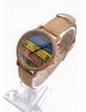 RELOJ ANALOGO CALIDAD AA DISEÑO EXCLUSIVO PULSO SILICONA O  CUERO SINT / NO SUMERGIBLE