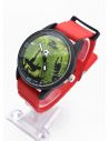 RELOJ  CALIDAD AA PULSO SILICONA/CUERO SINT / TELA CON MAQUINARIA METALICA / NO SUMERGIBLE BLUE NIGHT