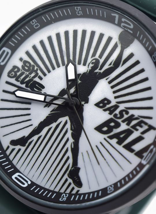 RELOJ  CALIDAD AA PULSO SILICONA/CUERO SINT / TELA CON MAQUINARIA METALICA / NO SUMERGIBLE BLUE NIGHT