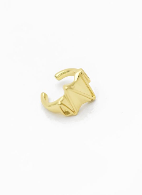  EAR CUFF COVERGOLD  RODINADO MEDIANA - DISEÑO/LABRADO ESPECIAL 
