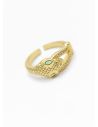 ANILLO TAMAÑO GRADUABLE COVERGOLD GARANTIZADO RODINADO