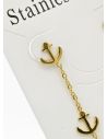 ARETES MEDIANOS-LARGO EN ACERO INOXIDABLE 316L