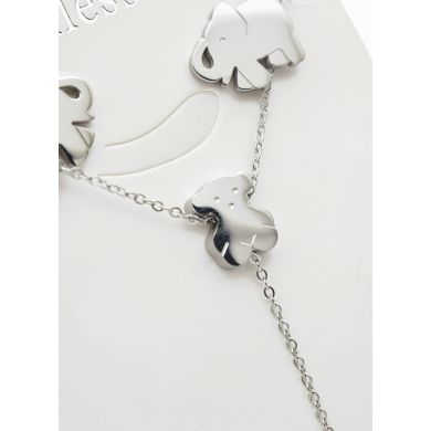 SET DE COLLAR, DIJE Y ARETES EN ACERO INOXIDABLE 316L