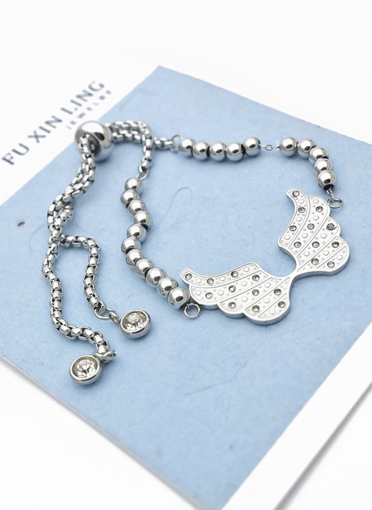 PULSERA/BRAZALETE EN RODIO GARANTIZADO MICROCIRCONES