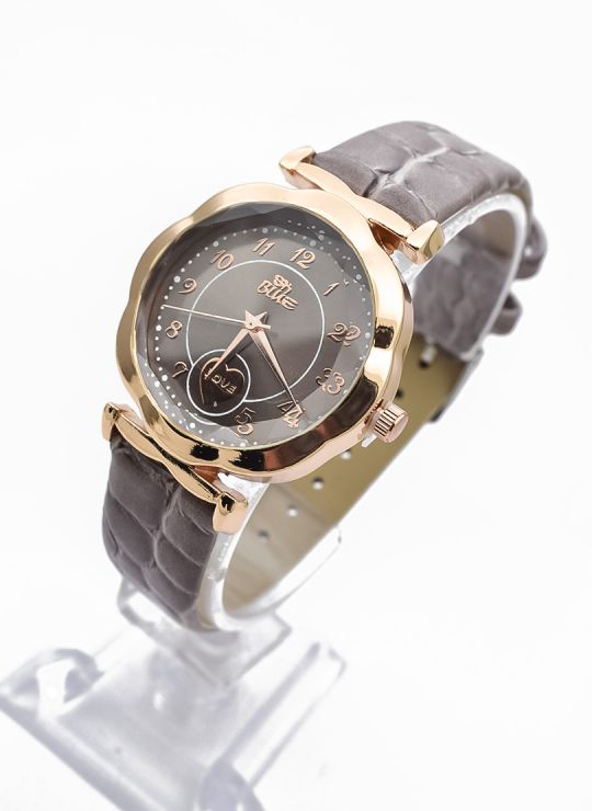 RELOJ ANALOGO CALIDAD AA PULSO CUERO CRISTALES / NO SUMERGIBLE