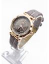 RELOJ ANALOGO CALIDAD AA PULSO CUERO CRISTALES / NO SUMERGIBLE