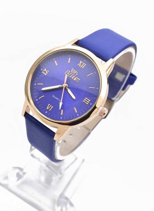 RELOJ ANALOGO CALIDAD AA PULSO CUERO CRISTALES / NO SUMERGIBLE