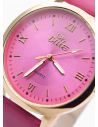 RELOJ ANALOGO CALIDAD AA PULSO CUERO CRISTALES / NO SUMERGIBLE