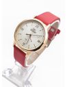 RELOJ ANALOGO CALIDAD AA PULSO CUERO CRISTALES / NO SUMERGIBLE