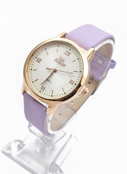 RELOJ ANALOGO CALIDAD AA PULSO CUERO CRISTALES / NO SUMERGIBLE