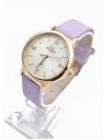 RELOJ ANALOGO CALIDAD AA PULSO CUERO CRISTALES / NO SUMERGIBLE