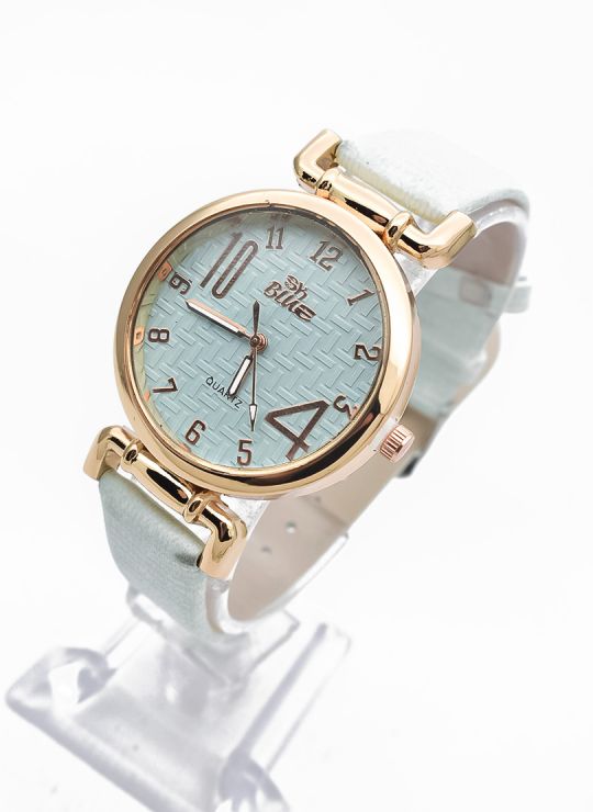 RELOJ ANALOGO CALIDAD AA PULSO CUERO CRISTALES / NO SUMERGIBLE