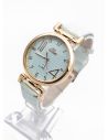 RELOJ ANALOGO CALIDAD AA PULSO CUERO CRISTALES / NO SUMERGIBLE