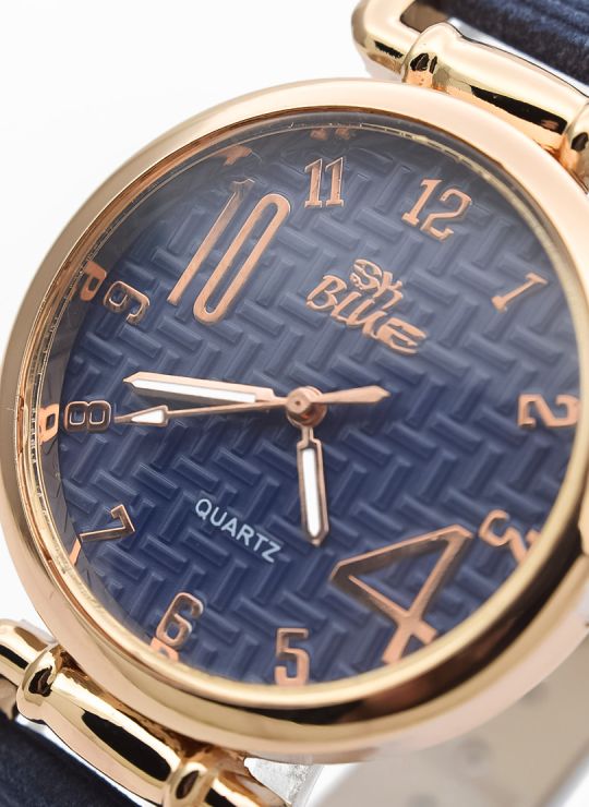 RELOJ ANALOGO CALIDAD AA PULSO CUERO CRISTALES / NO SUMERGIBLE