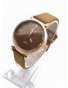 RELOJ ANALOGO CALIDAD AA PULSO CUERO CRISTALES / NO SUMERGIBLE