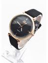 RELOJ ANALOGO CALIDAD AA PULSO CUERO CRISTALES / NO SUMERGIBLE