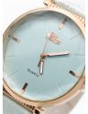 RELOJ ANALOGO CALIDAD AA PULSO CUERO CRISTALES / NO SUMERGIBLE