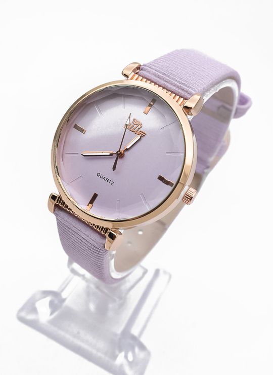 RELOJ ANALOGO CALIDAD AA PULSO CUERO CRISTALES / NO SUMERGIBLE