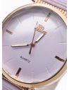 RELOJ ANALOGO CALIDAD AA PULSO CUERO CRISTALES / NO SUMERGIBLE