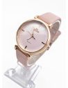 RELOJ ANALOGO CALIDAD AA PULSO CUERO CRISTALES / NO SUMERGIBLE