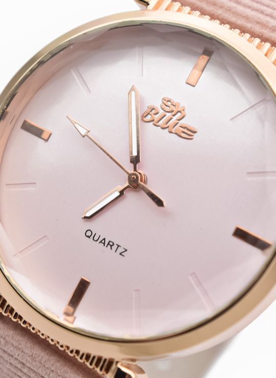 RELOJ ANALOGO CALIDAD AA PULSO CUERO CRISTALES / NO SUMERGIBLE