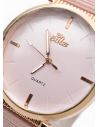RELOJ ANALOGO CALIDAD AA PULSO CUERO CRISTALES / NO SUMERGIBLE