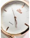 RELOJ ANALOGO CALIDAD AA PULSO CUERO CRISTALES / NO SUMERGIBLE