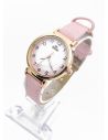 RELOJ ANALOGO CALIDAD AA PULSO CUERO CRISTALES / NO SUMERGIBLE