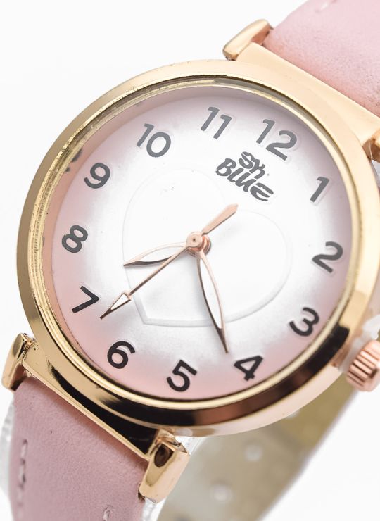RELOJ ANALOGO CALIDAD AA PULSO CUERO CRISTALES / NO SUMERGIBLE