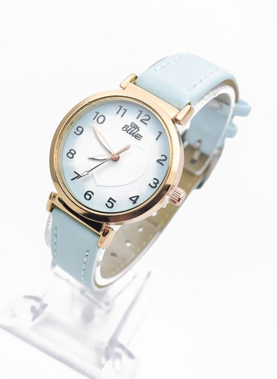RELOJ ANALOGO CALIDAD AA PULSO CUERO CRISTALES / NO SUMERGIBLE