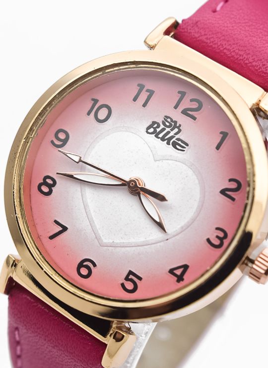RELOJ ANALOGO CALIDAD AA PULSO CUERO CRISTALES / NO SUMERGIBLE