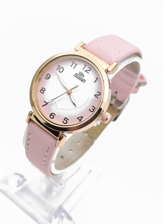 RELOJ ANALOGO CALIDAD AA PULSO CUERO CRISTALES / NO SUMERGIBLE